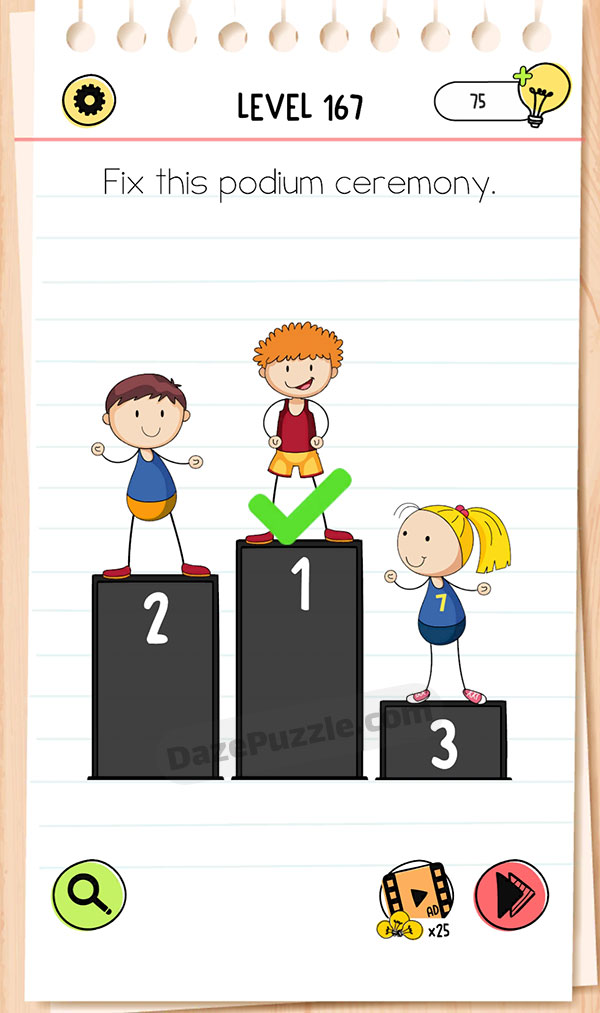 brain test all star level 167 answers