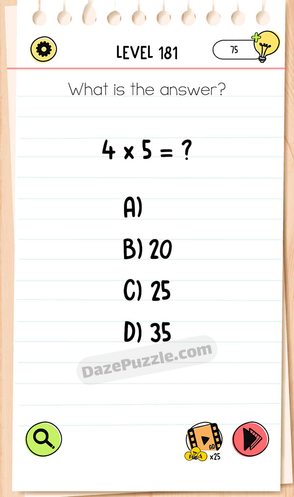 brain test all star level 181 answers