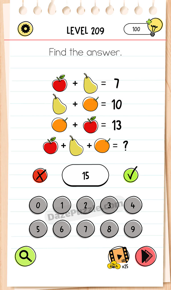 brain test all star level 209 answers