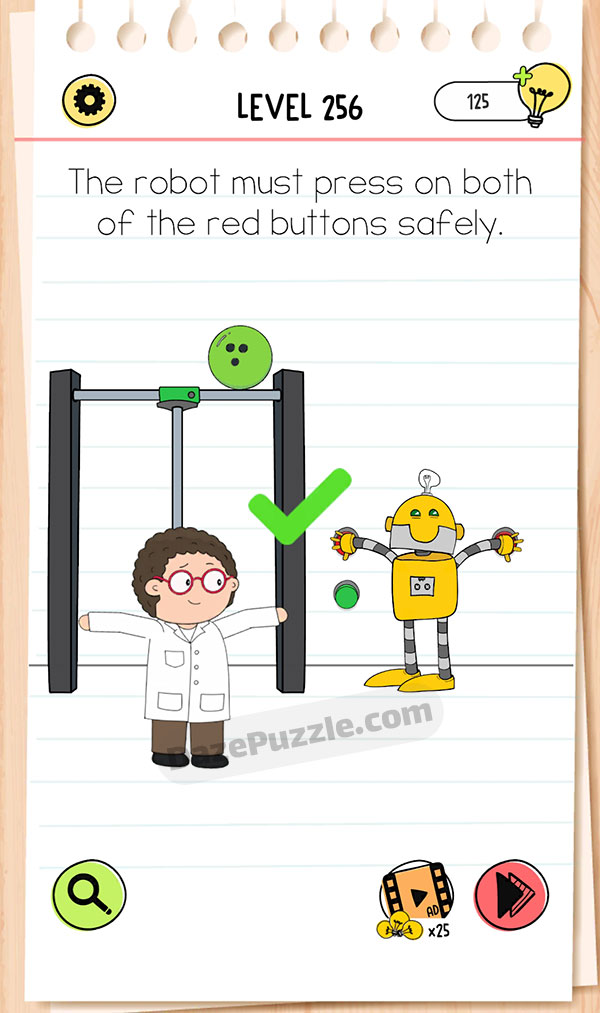 brain test all star level 256 answers