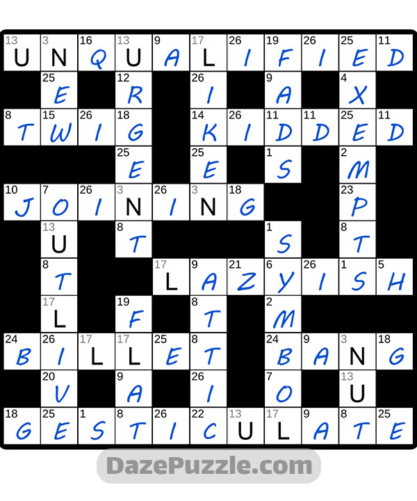 puzzle page codeword 29 september 2024 answer