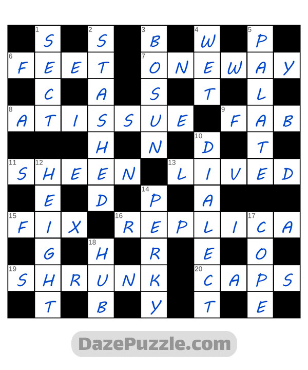 puzzle page crossword 21 september 2024 answer