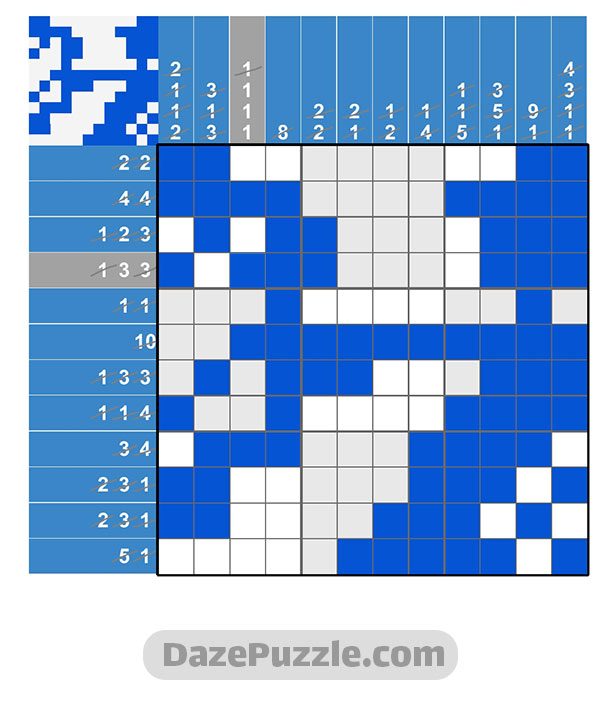 puzzle page picture cross 1 september 2024 answer