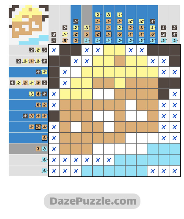 puzzle page picture cross 12 september 2024 answer