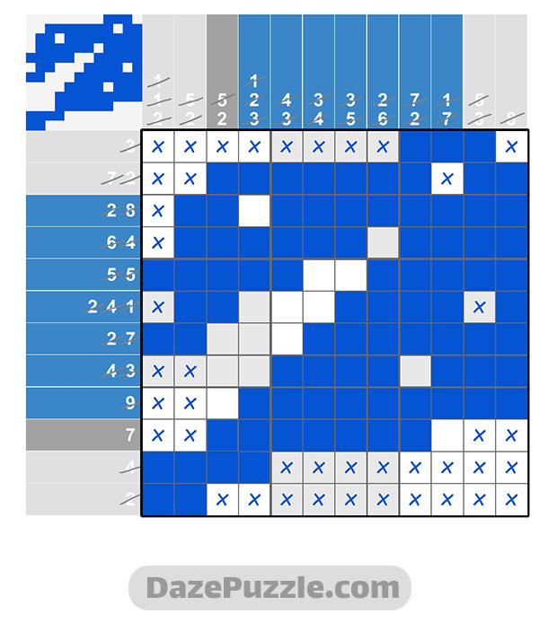 puzzle page picture cross 9 september 2024 answer