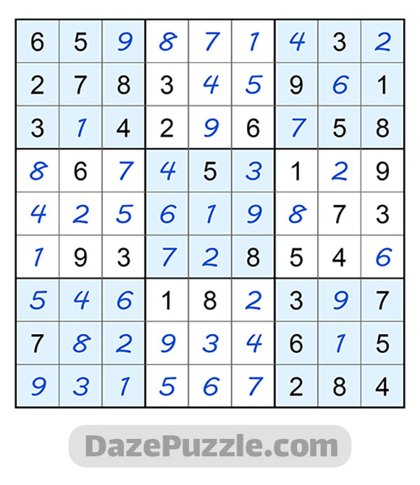 puzzle page sudoku 10 september 2024 answer