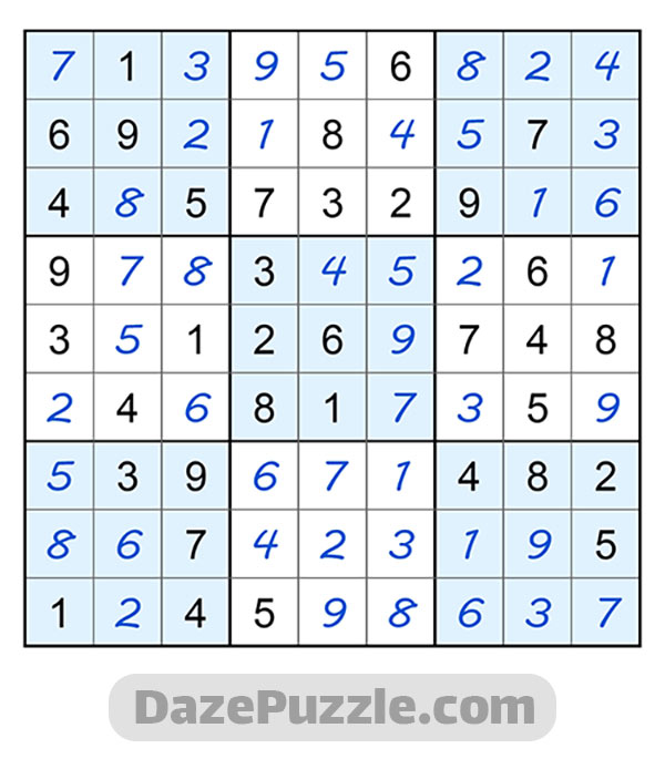 Puzzle Page Sudoku September 24 2024 Answers