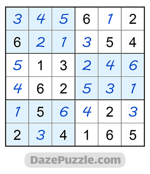 puzzle page sudoku 6 september 2024 answer