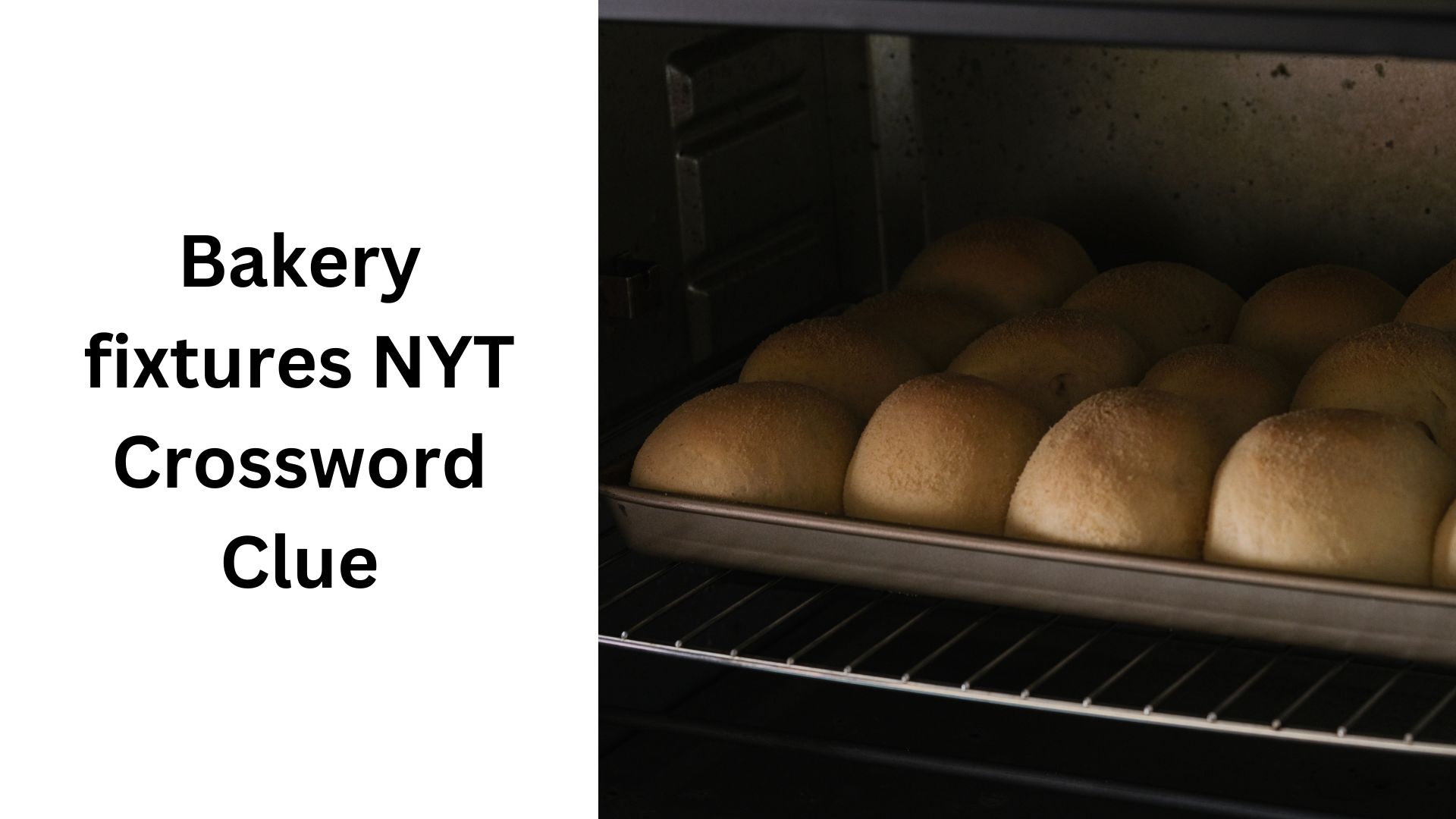 Bakery fixtures NYT Crossword Clue