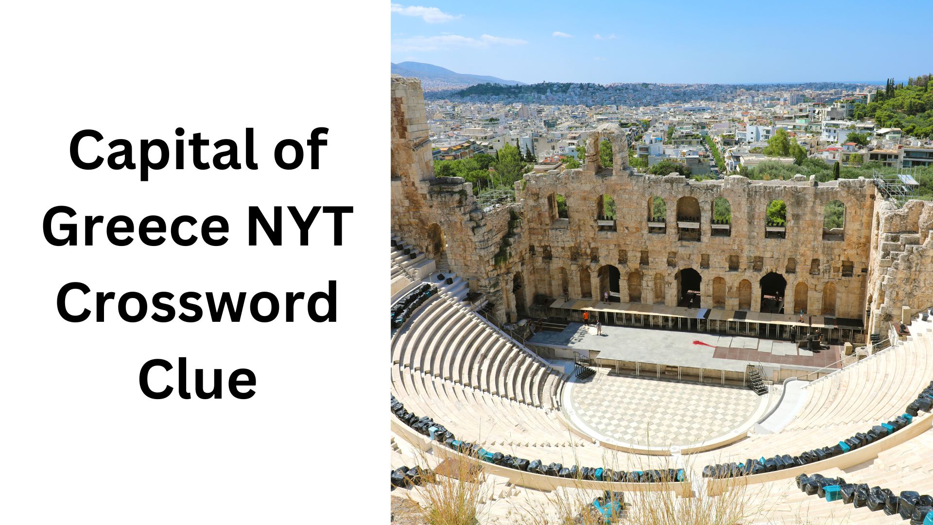Capital of Greece NYT Crossword Clue