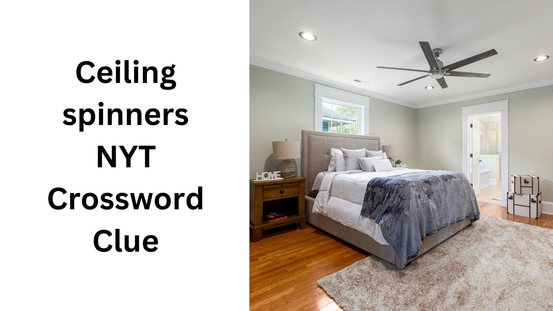 Ceiling spinners NYT Crossword Clue