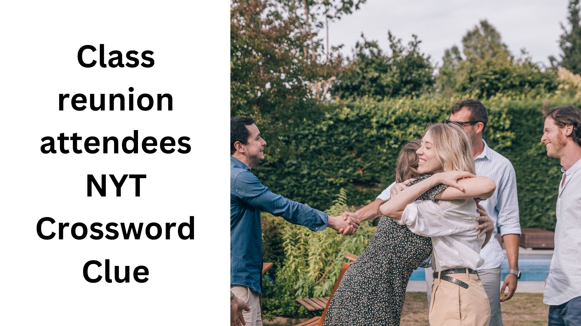 Class reunion attendees NYT Crossword Clue