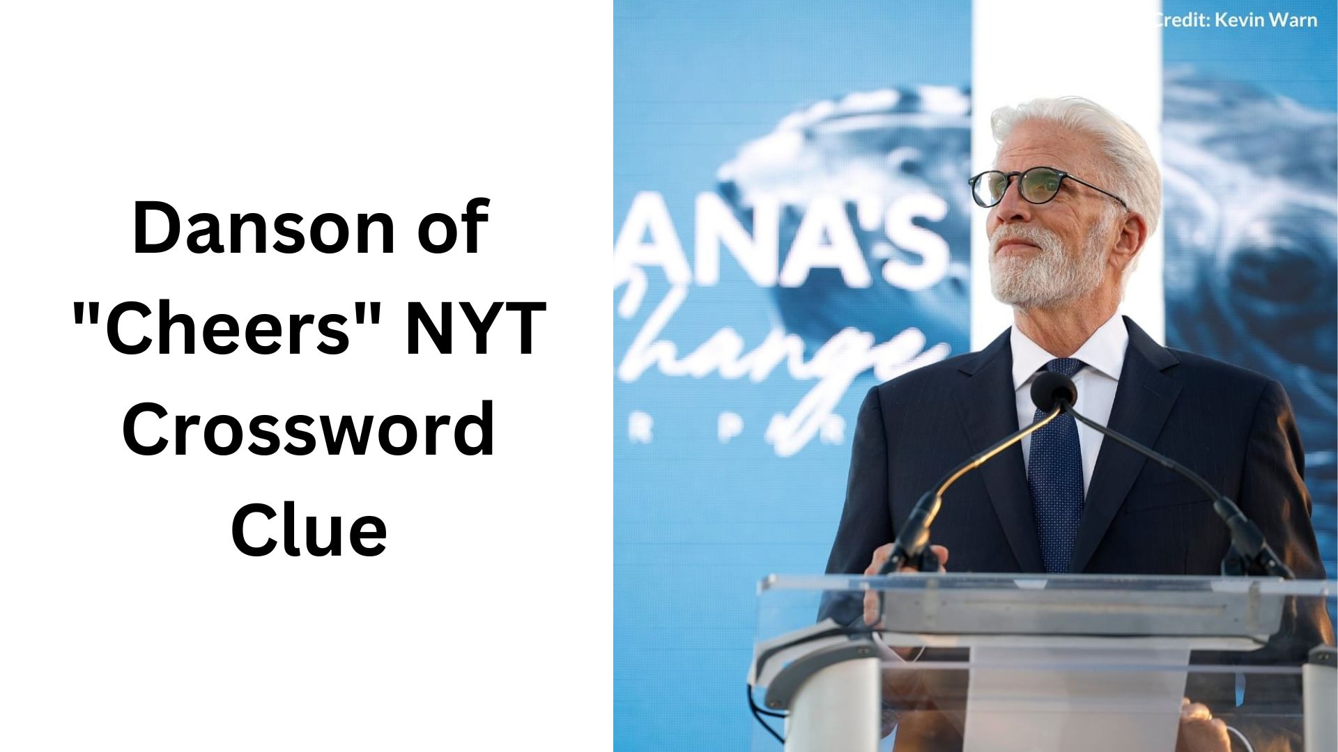 Danson of "Cheers" NYT Crossword Clue