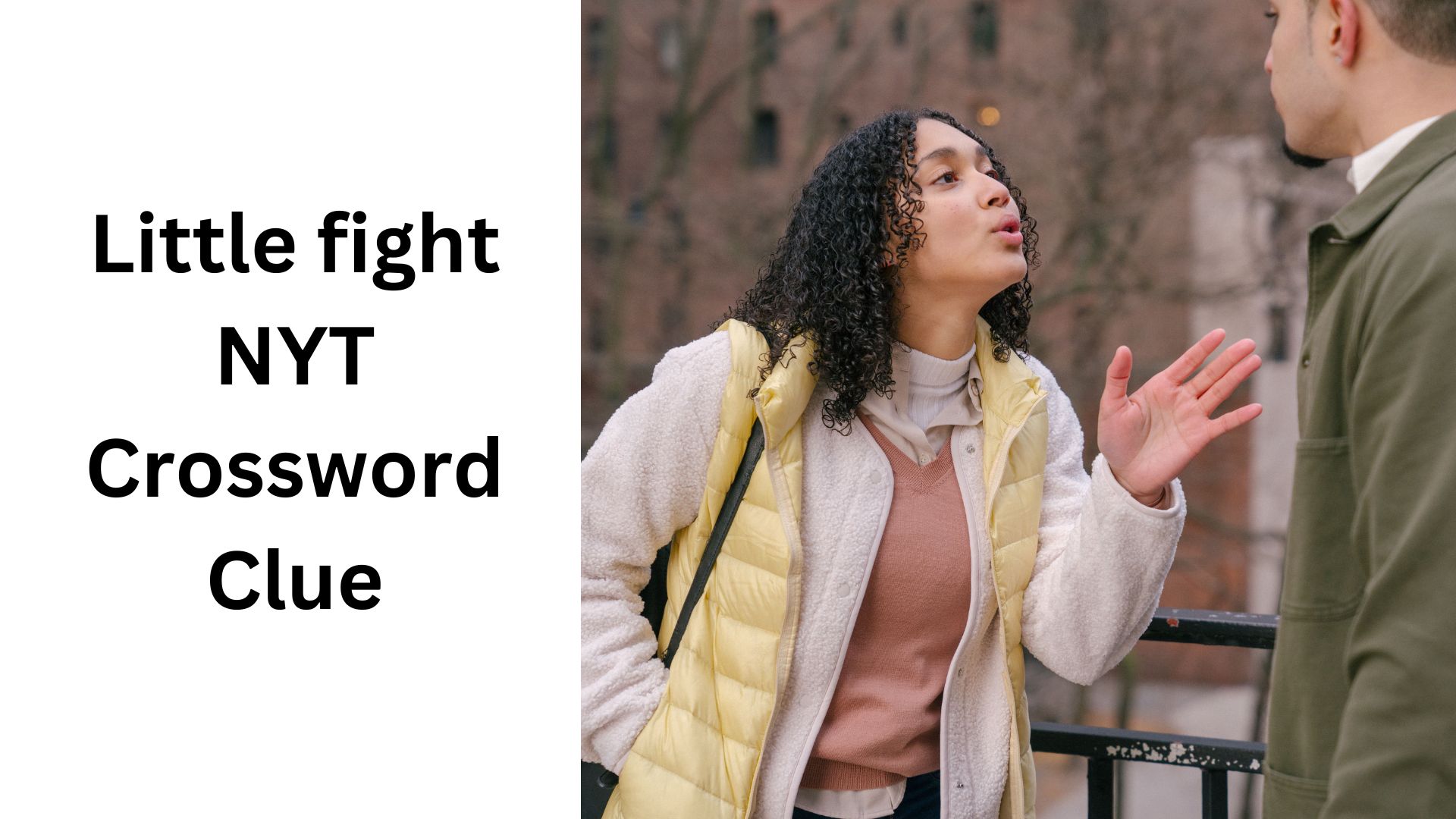 Little fight NYT Crossword Clue