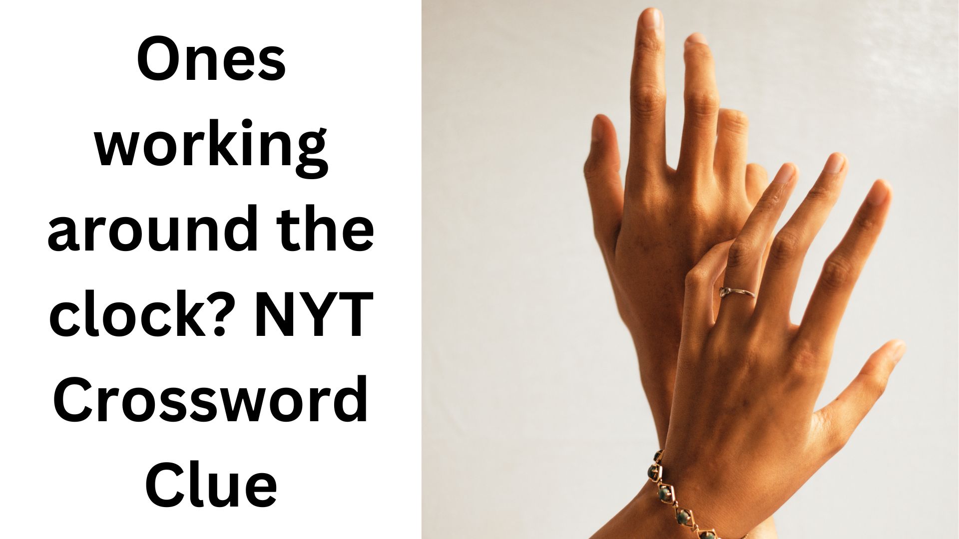 Ones working around the clock? NYT Crossword Clue