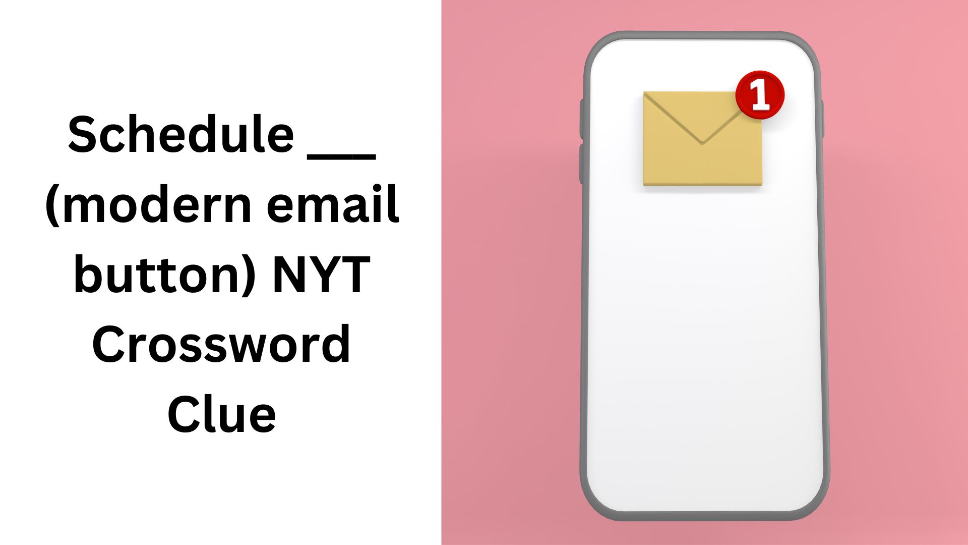 Schedule ___ (modern email button) NYT Crossword Clue