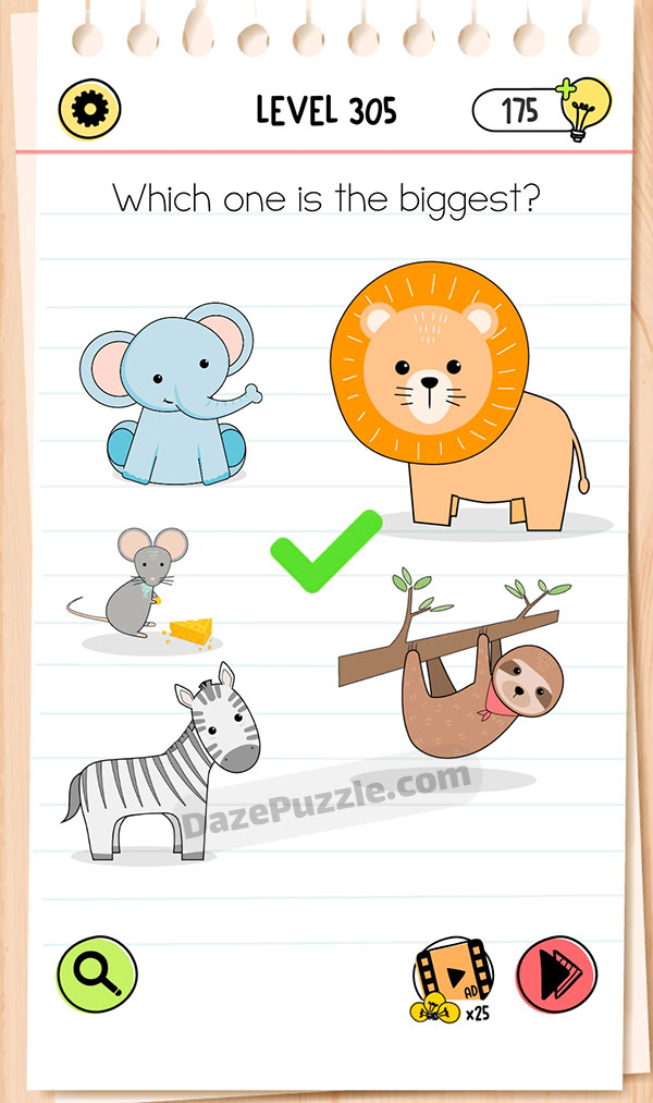 brain test all star level 305 answers
