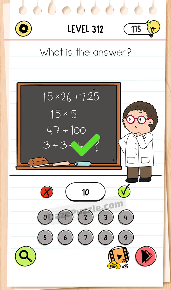 brain test all star level 312 answers