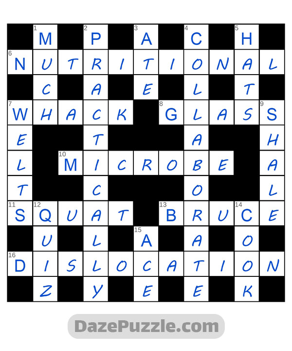puzzle page crossword 15 october 2024 answer