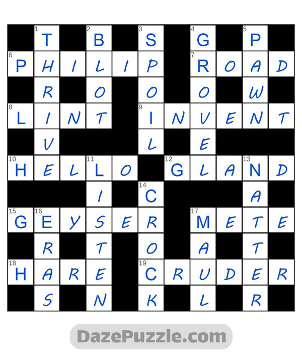 puzzle page crossword 23 october 2024 answer