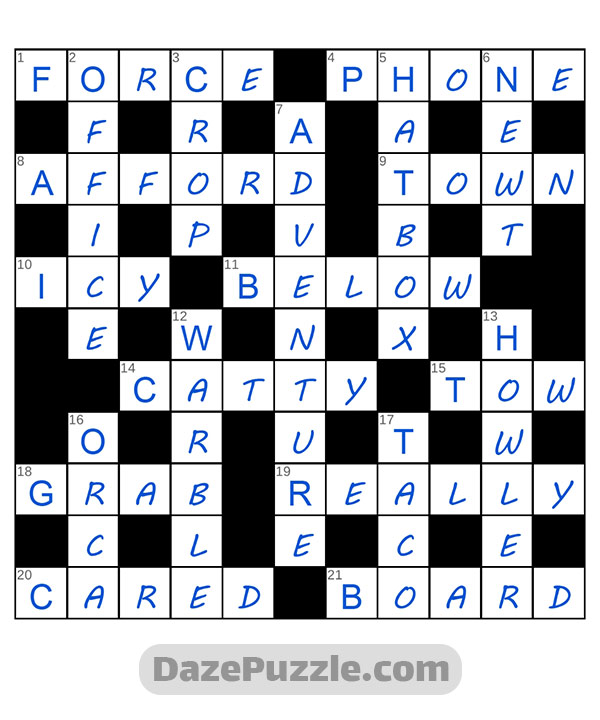puzzle page crossword 29 october 2024 answer