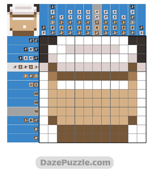 puzzle page picture cross 12 october 2024 answer