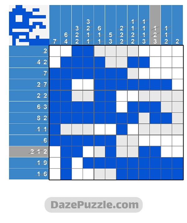 puzzle page picture cross 14 october 2024 answer