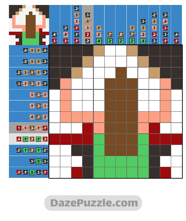 puzzle page picture cross 15 october 2024 answer