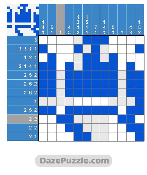 puzzle page picture cross 21 october 2024 answer