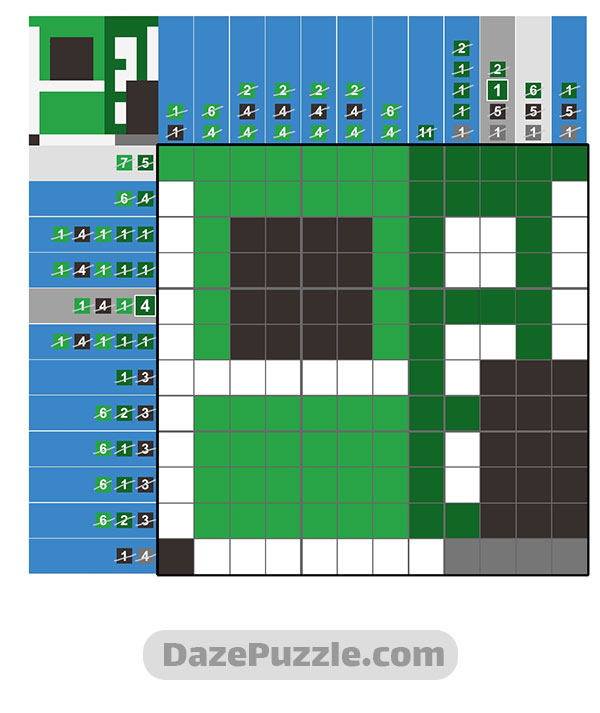 puzzle page picture cross 26 october 2024 answer
