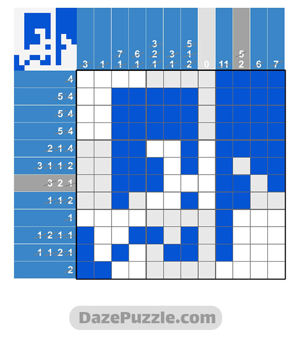 puzzle page picture cross 27 october 2024 answer