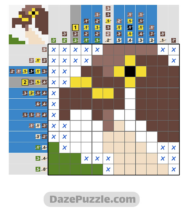 puzzle page picture cross 3 october 2024 answer