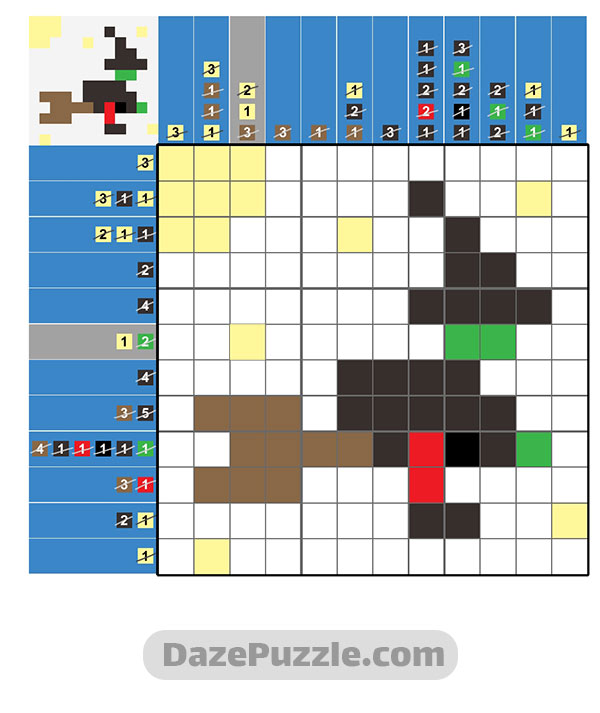puzzle page picture cross 31 october 2024 answer