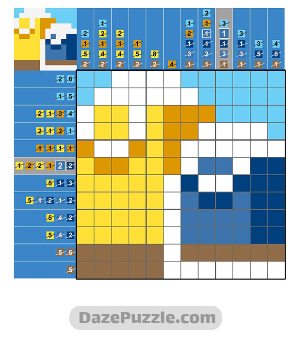 puzzle page picture cross 8 october 2024 answer