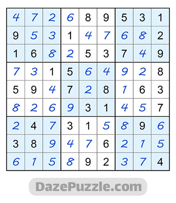 puzzle page sudoku 20 october 2024 answer
