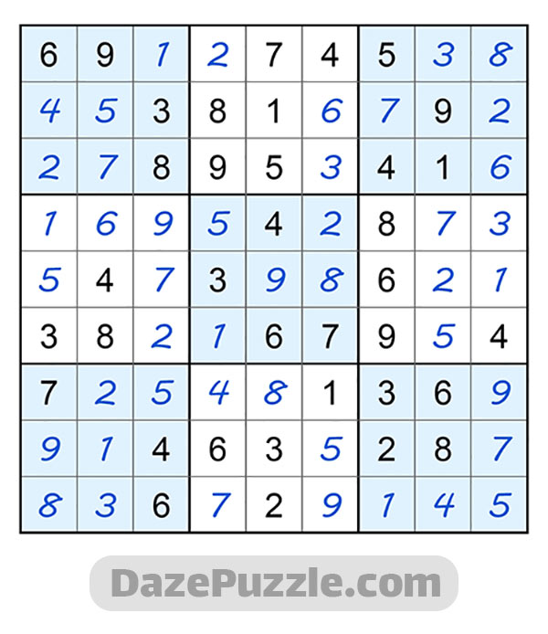 puzzle page sudoku 27 october 2024 answer