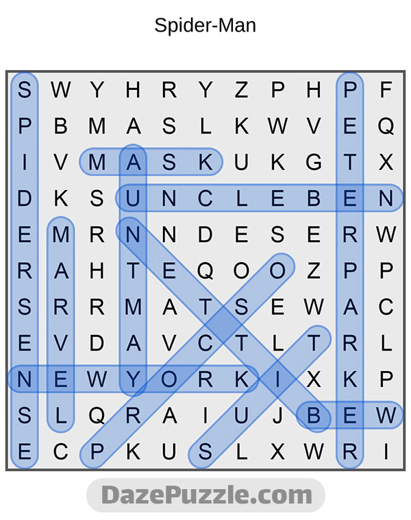 puzzle page word search 11 october 2024 answer