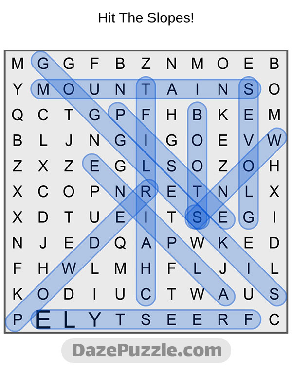 puzzle page word search 22 october 2024 answer