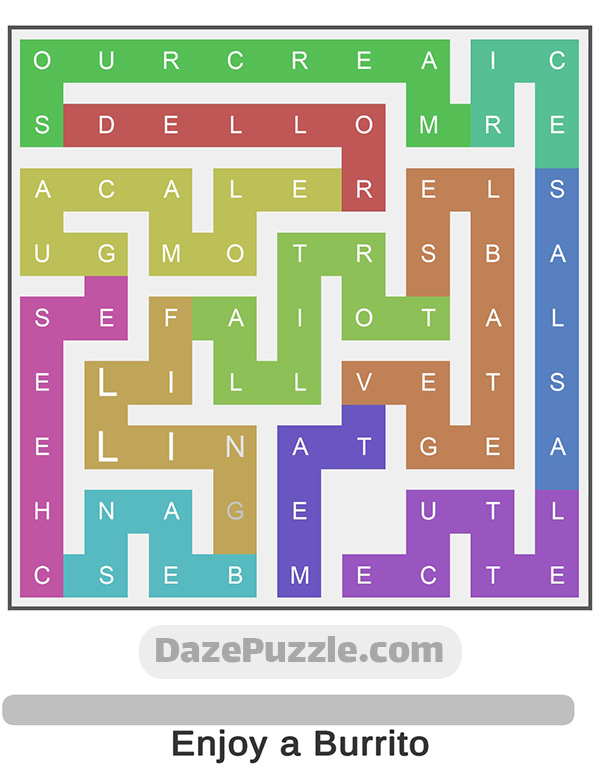 puzzle page word snake 9 october 2024 answer