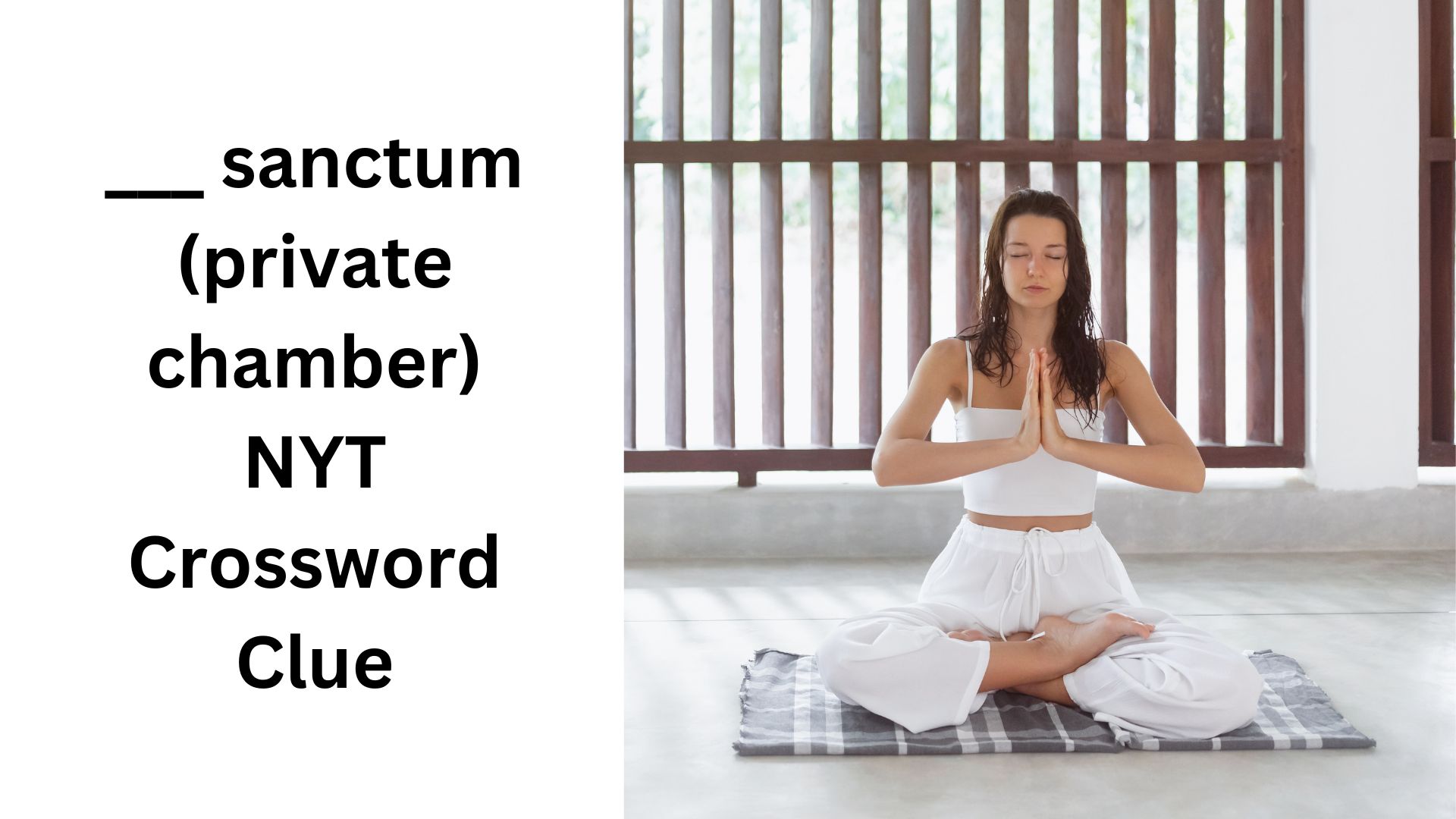 ___ sanctum (private chamber) NYT Crossword Clue