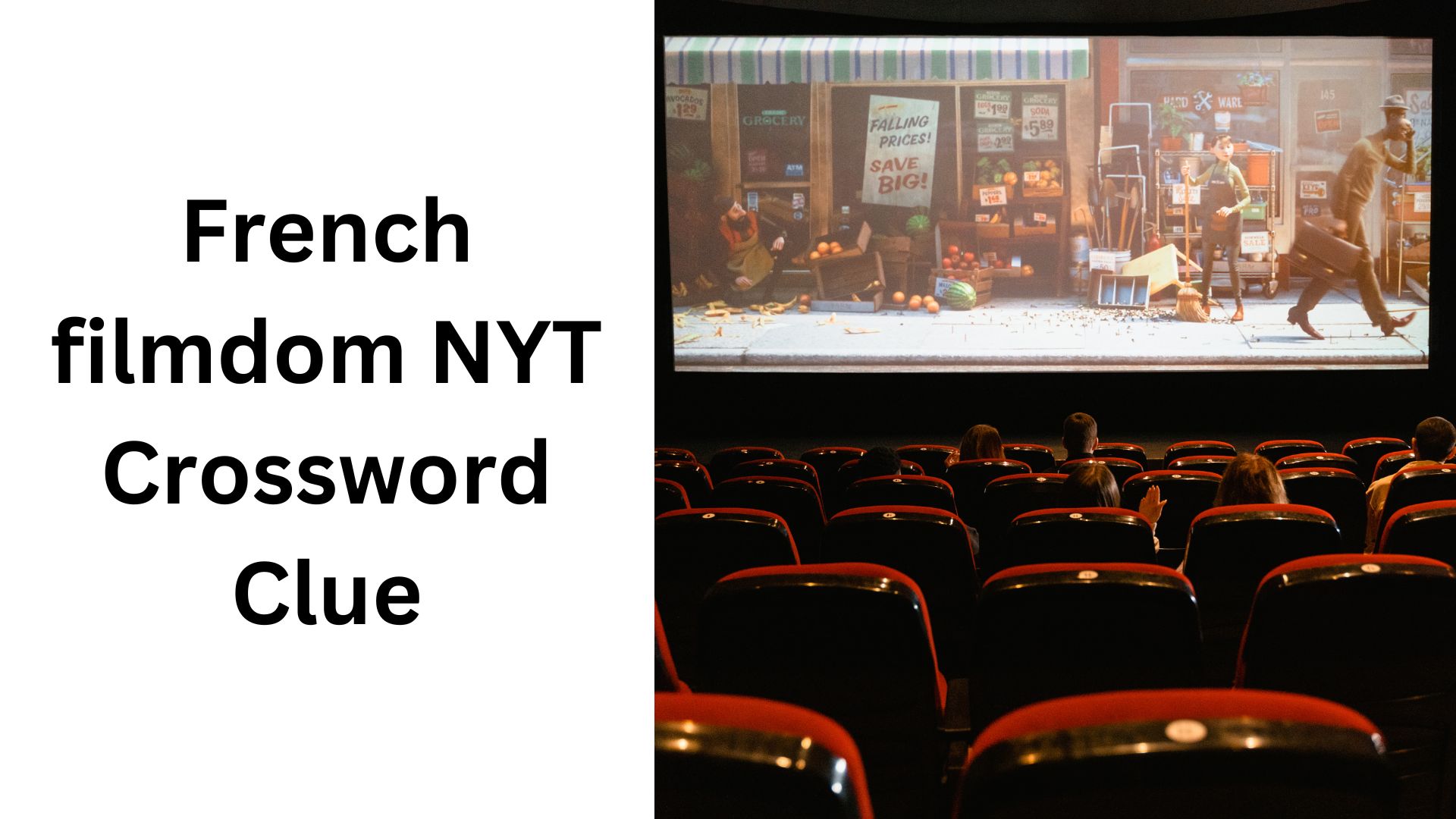 French filmdom NYT Crossword Clue