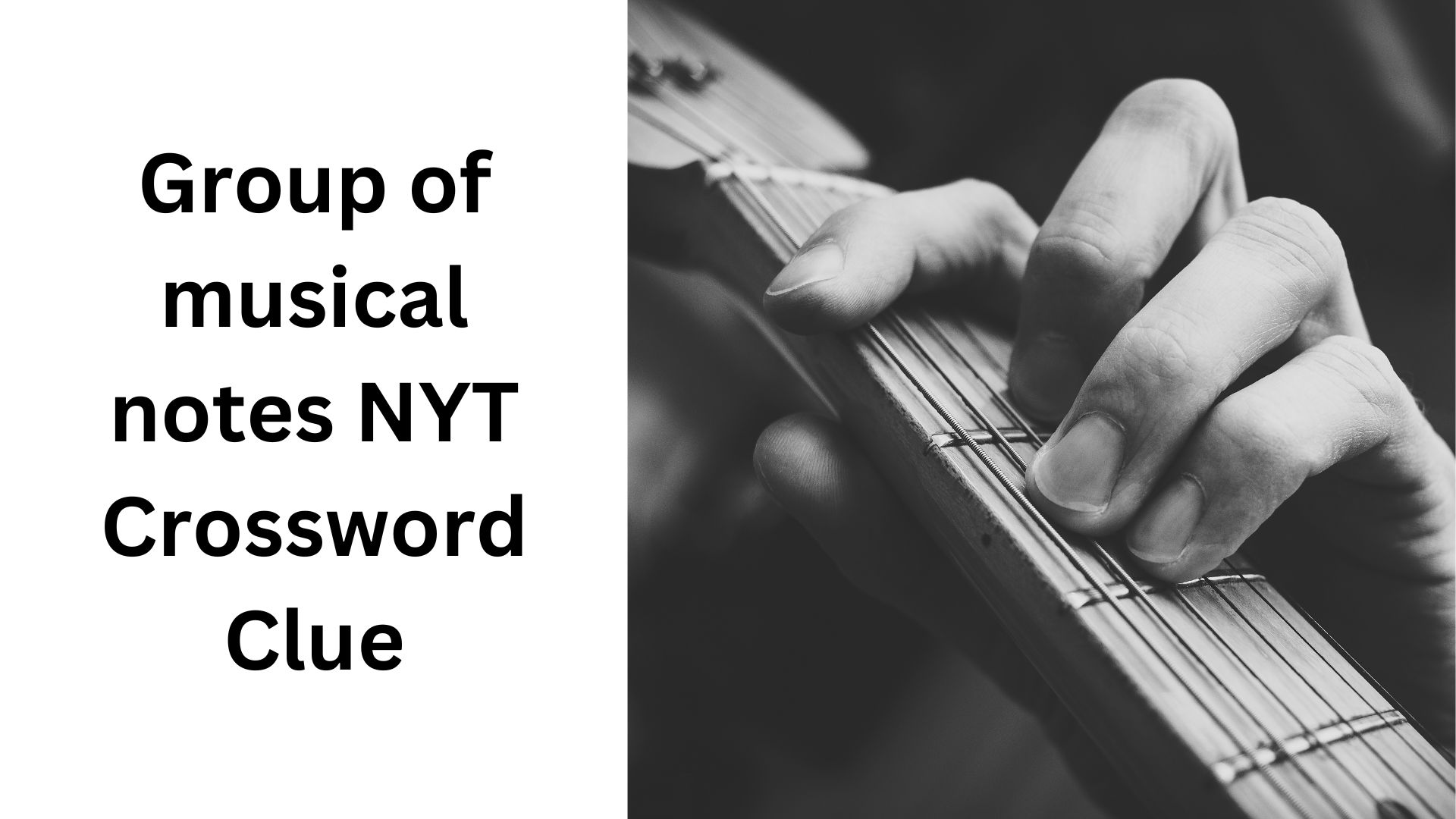 Group of musical notes NYT Crossword Clue
