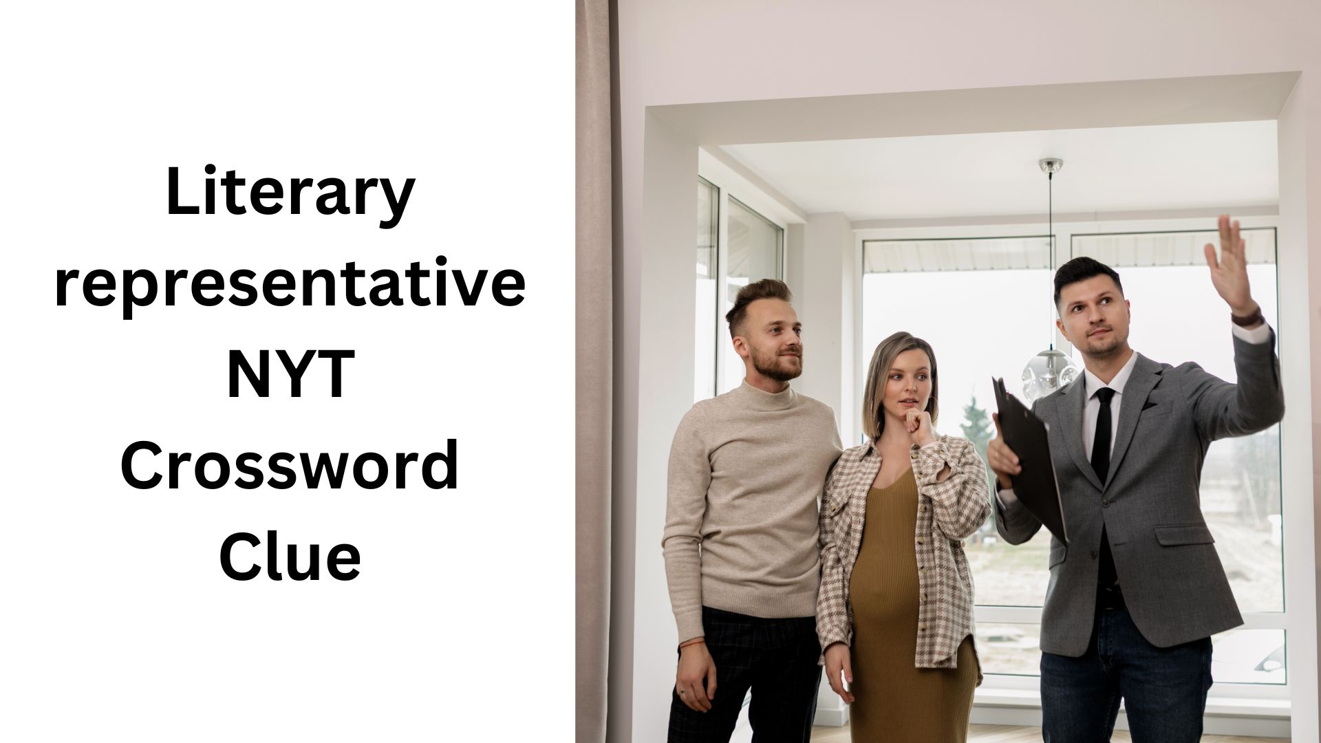 Literary representative NYT Crossword Clue