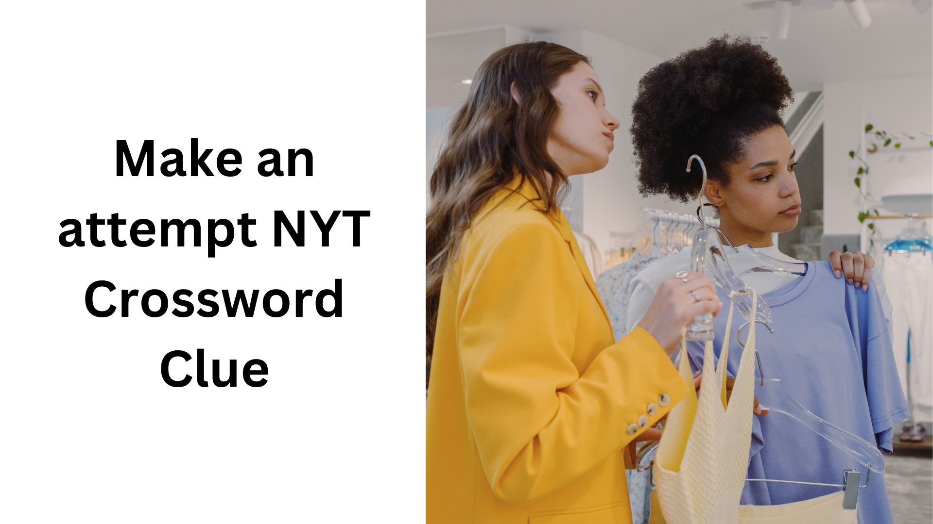 Make an attempt NYT Crossword Clue