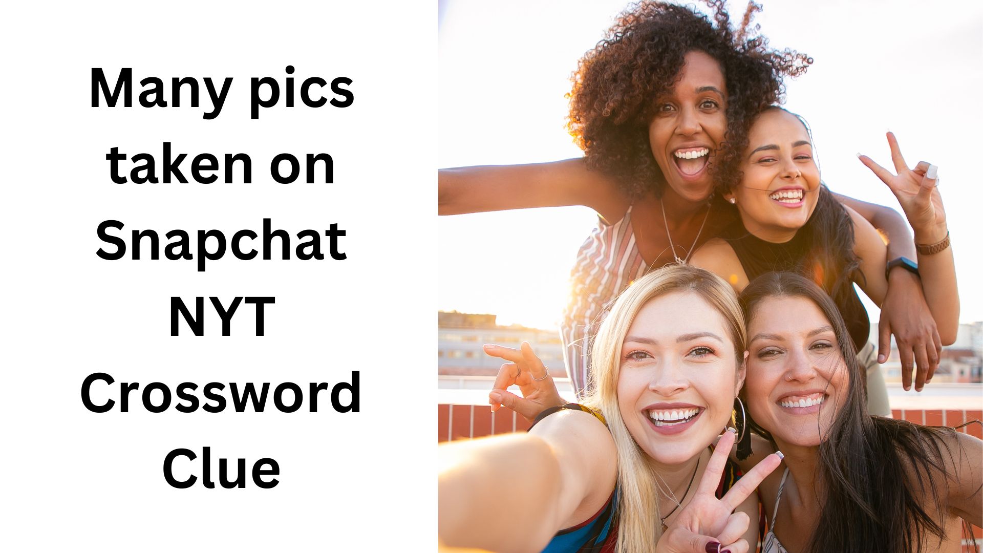 Many pics taken on Snapchat NYT Crossword Clue