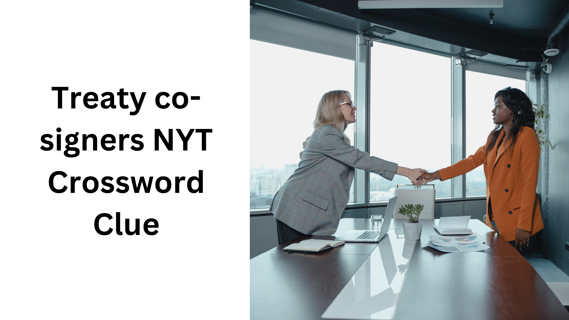 Treaty co-signers NYT Crossword Clue