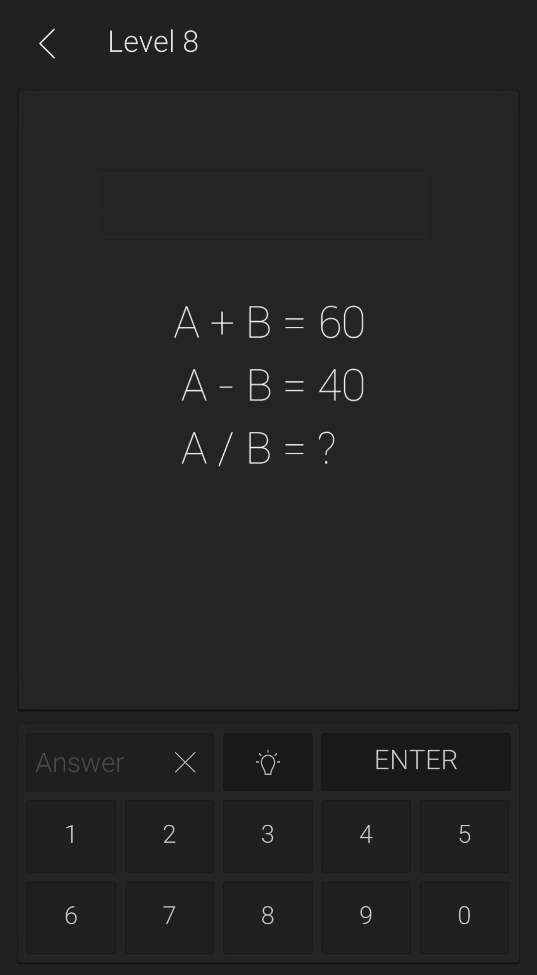 math riddle and puzzle game gameplay