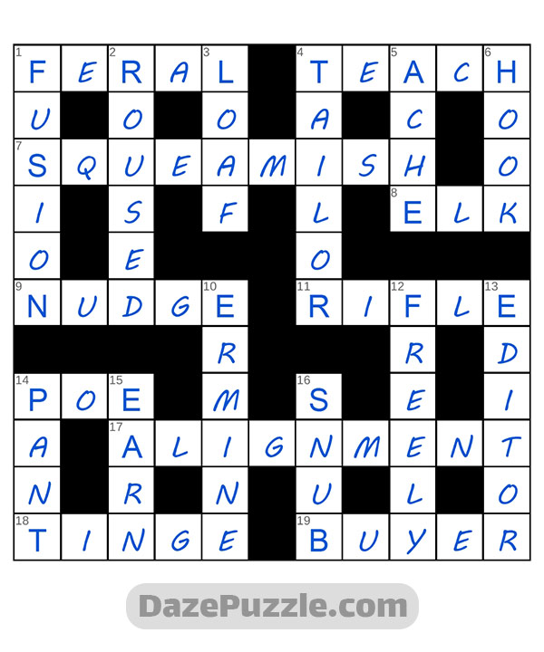 puzzle page crossword 12 november 2024 answer