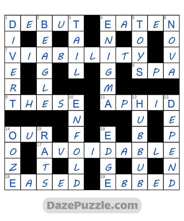 puzzle page crossword 14 november 2024 answer