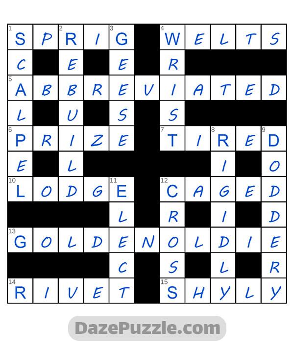 puzzle page crossword 23 november 2024 answer